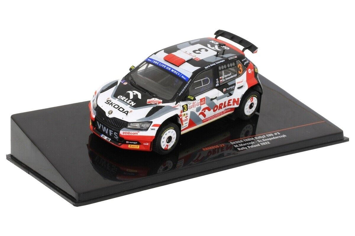 IXOMODELS - SKODA Fabia Rally 2 Evo #3 Rally Polen 2022 M.MARCZYK / S.GOSPODA...