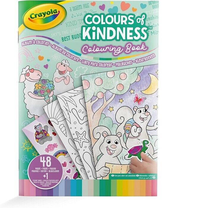Crayola Colours of Kindness  Album da Colorare con 48 Pagine e Stickers