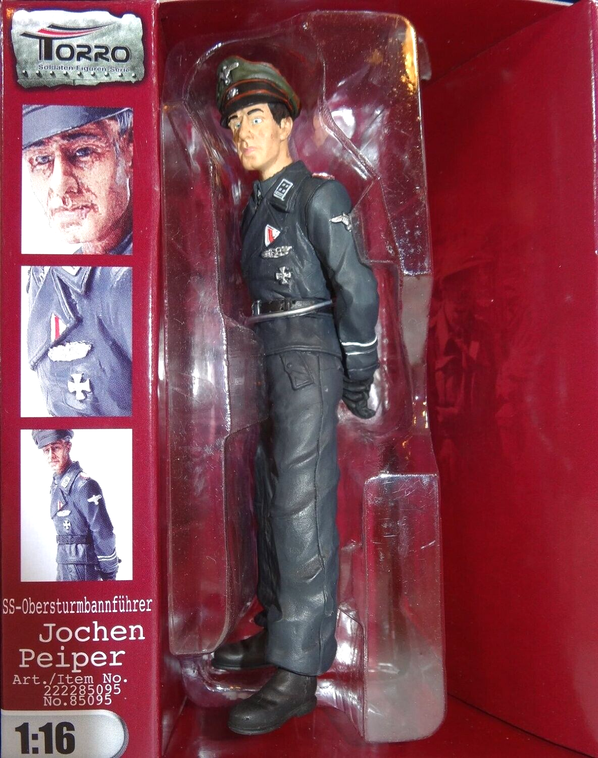 1/16 TORRO figurine Obersturmbanführer JOCHEN PEIPER  SS-Panzerkorps Kampfgruppe