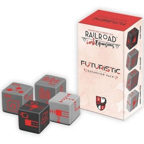 Railroad Ink  Expansions: Futuristic, by Horrible Guild, English