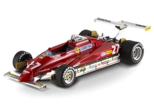 1 FERRARI 126 C2 GP USA VILLENEUVE 2 1:43 MATTEL ELITE