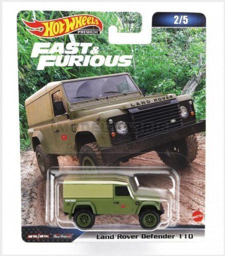 MATTEL HOT WHEELS HKD26 LAND ROVER - DEFENDER 110 1999 - FAST & FURIOUS - MILITA