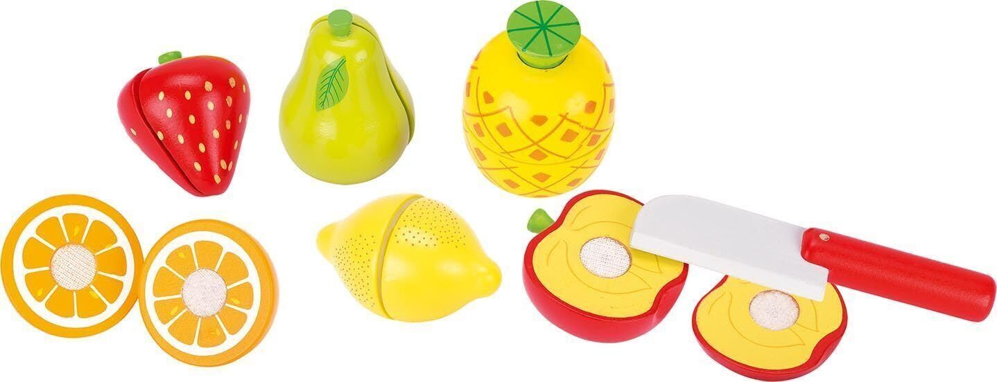 goki 51597 - Obst mit Klettverbindung - Zubehör für Spielküche und Kaufmannslade