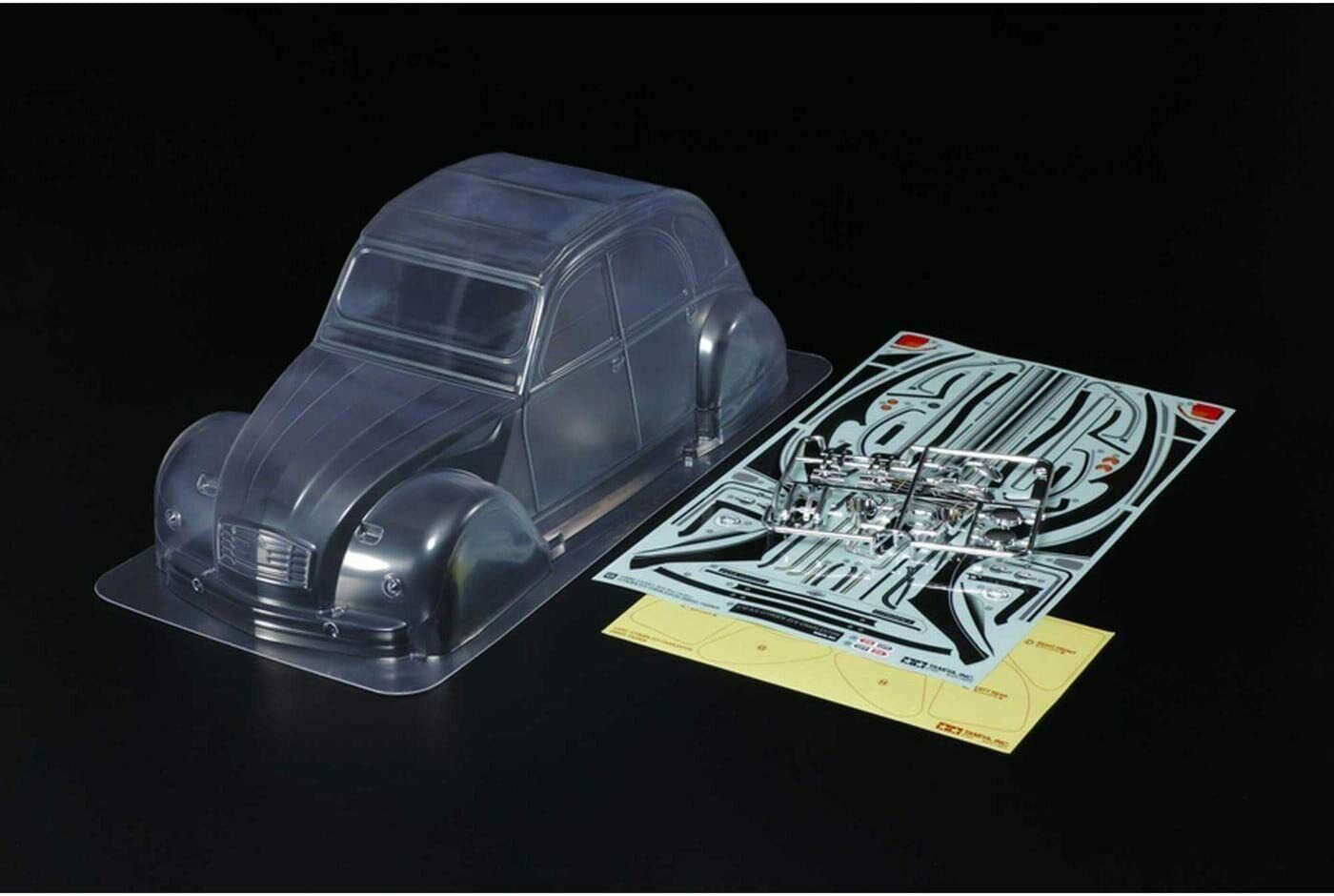 TAMIYA RC PARTS 1:10 CARROZZERIA CITROEN 2CV CHARLESTON BODY PARTS SET ART 51605