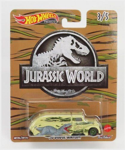 MATTEL HOT WHEELS DLB45-979Q-HCN99 DODGE - AIFLOW - JURASSIC WORLD - CREAM GREY