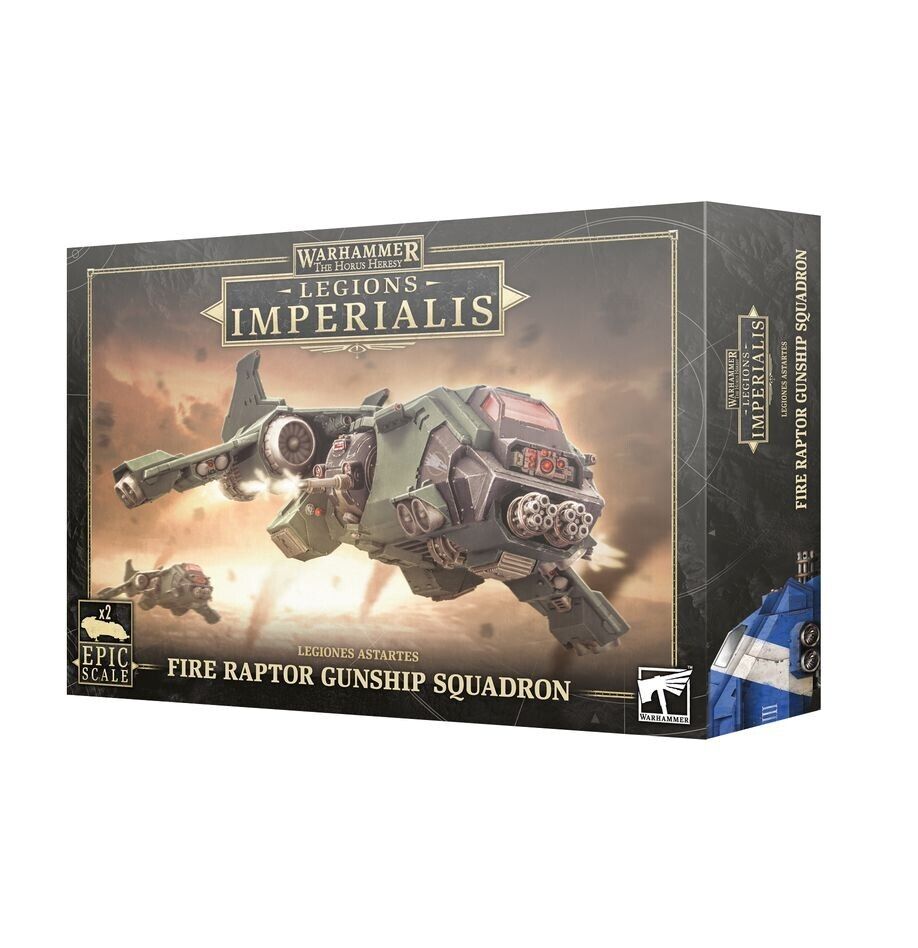 FIRE RAPTOR GUNSHIP SQUADRON legiones astartes SET DI 2 MINIATURE warhammer THE