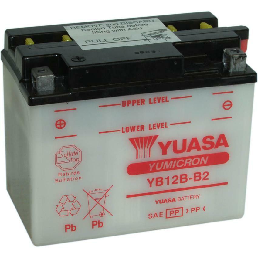 BATTERIA YUASA YB12B-B2 12AH SENZA   GS 1975-1977