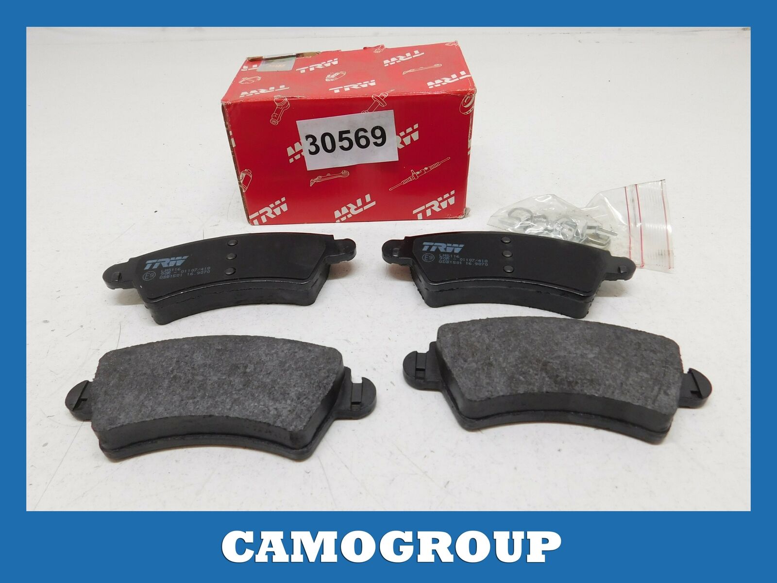 PASTICCHE PASTIGLIE FRENI ANTERIORI FRONT BRAKE PAD PEUGEOT 206 GDB1501 FDB1599
