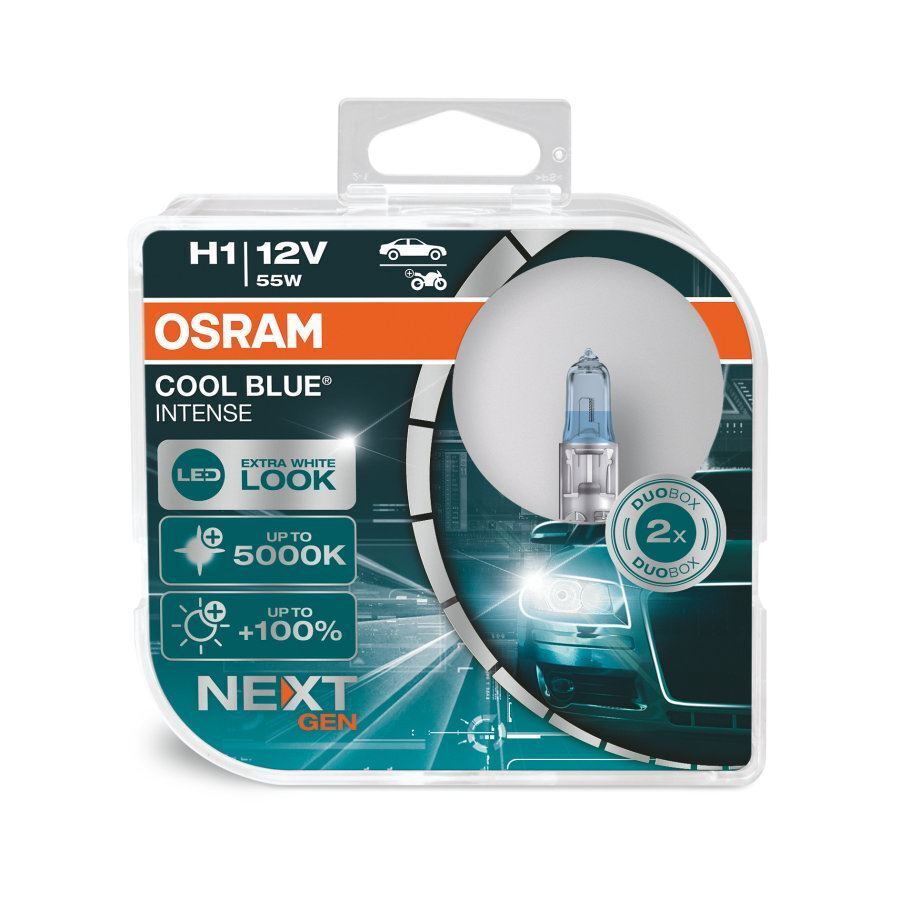 COOL BLUE® INTENSE 64150CBN-HCB 12 V 55W. Bulbi di auto alogene OSRAM H1
