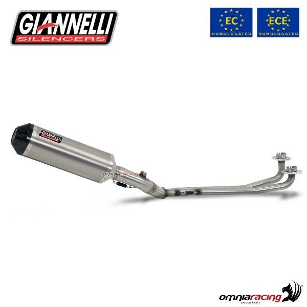 Giannelli Full exhaust Kymco AK550 2017/2020 Ipersport in titanium street legal
