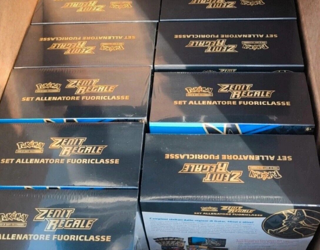 8 Etb Pokemon Zenit Regale Sealed Ita