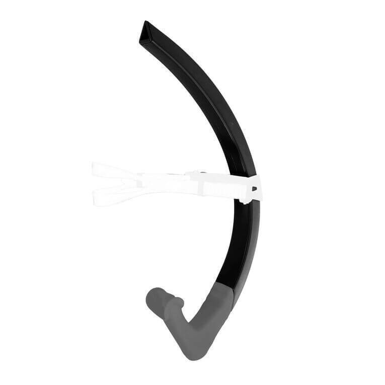 Aquasphere Boccaglio Snorkel Frontale Focus Black Grey