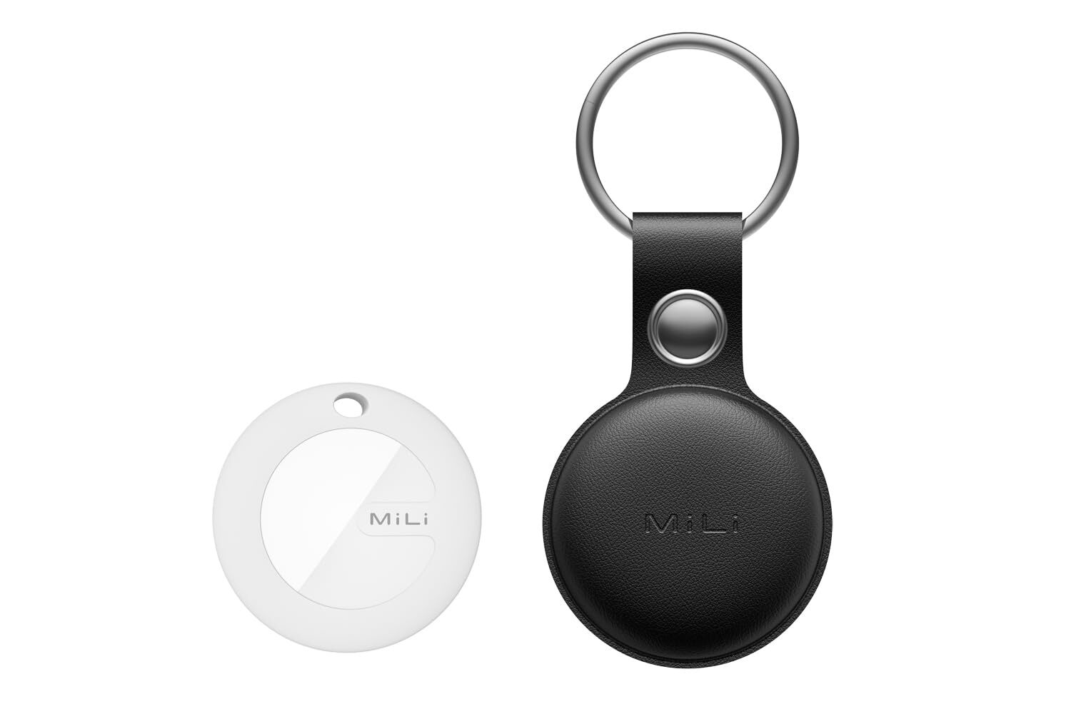 MiLi MiTag Locator Tracker Black + Key Ring Case