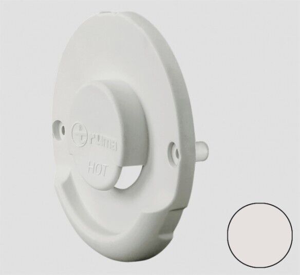 Truma Combi E4000 WKC 80 mm Griglia per camini da esterno bianca Fiat 210 36151-