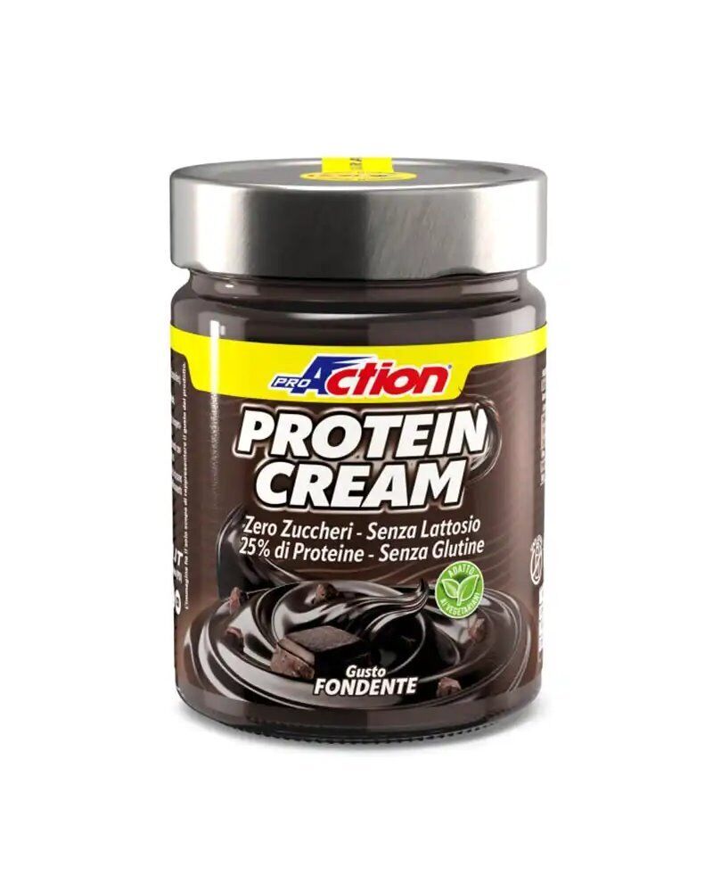ProAction Crema Proteica Spalmabile Gusto Cioccolato Fondente, Barattolo da 300g
