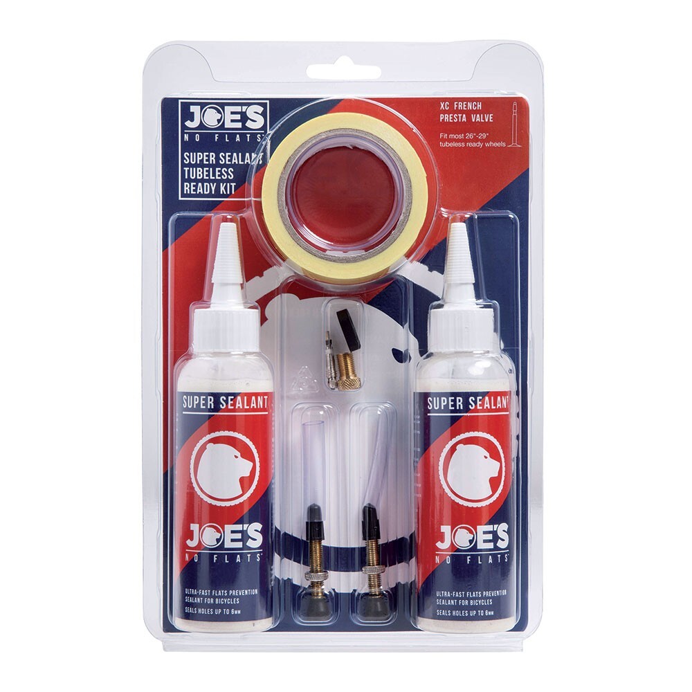 Kit di conversione ruote Tubeless Ready JOE'S NO FLATS 21mm valvola presta 48mm