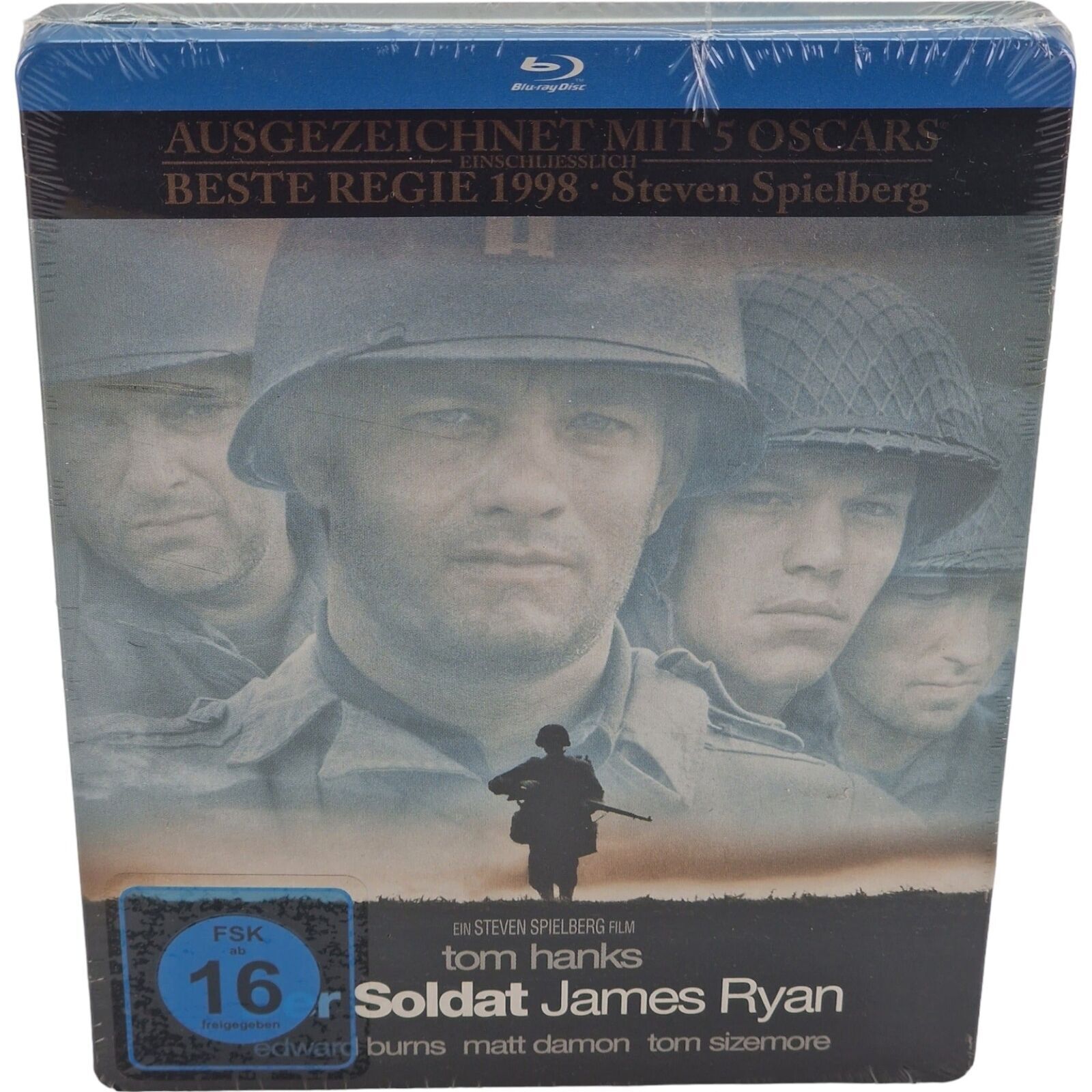 Il Più Salvare Soldato Ryan Blu-Ray Steelbook Germania Import Limitata Zona Fr