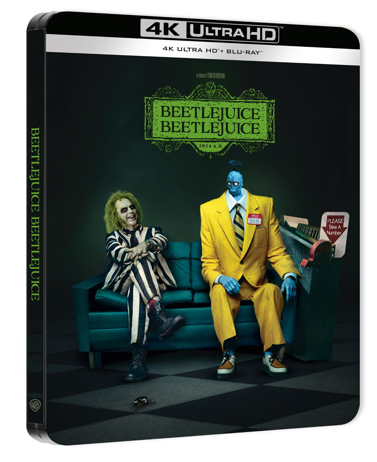 Beetlejuice Beetlejuice - Steelbook 2 (4K Ultra HD + Blu-Ray Disc - SteelBook)