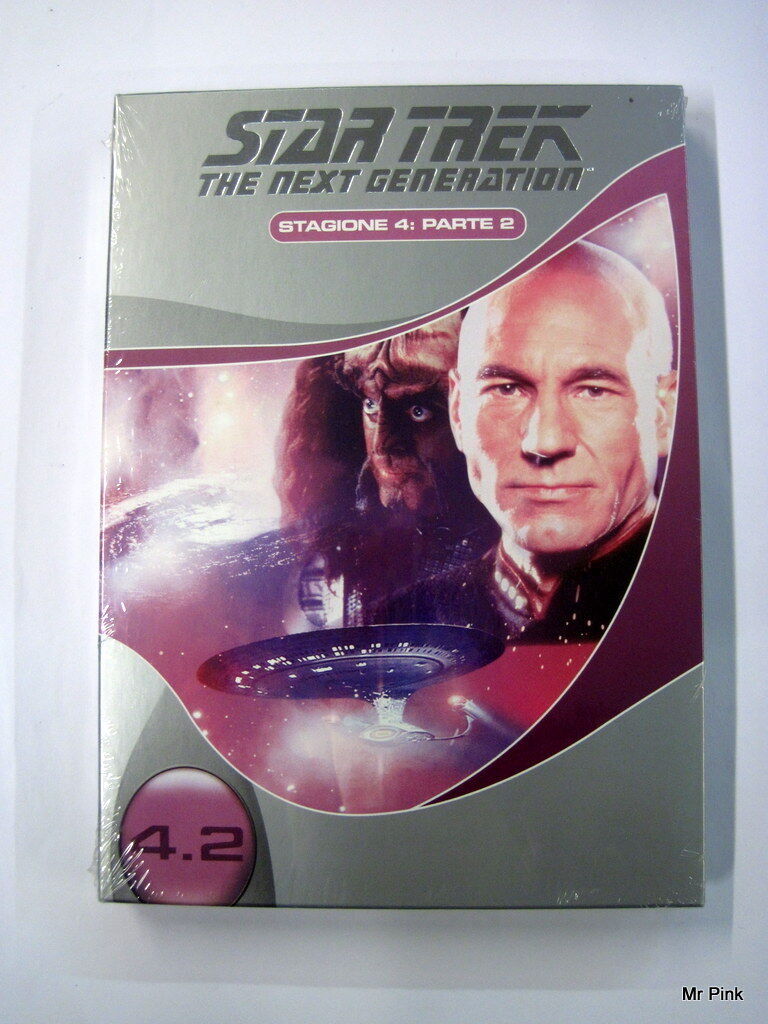 STAR TREK The Next Generation Stagione 4 Parte 2 3 Dvd Film Nuovo Sigillato New