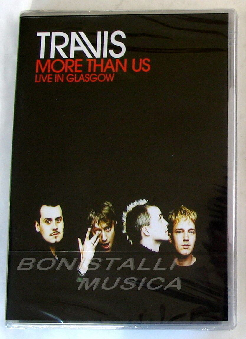 TRAVIS - MORE THAN US LIVE IN GLASGOW - DVD Sigillato