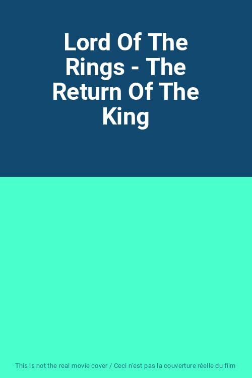 2-DVD SPEELFILM - LORD OF THE RINGS: RETURN OF THE KING (DVD)