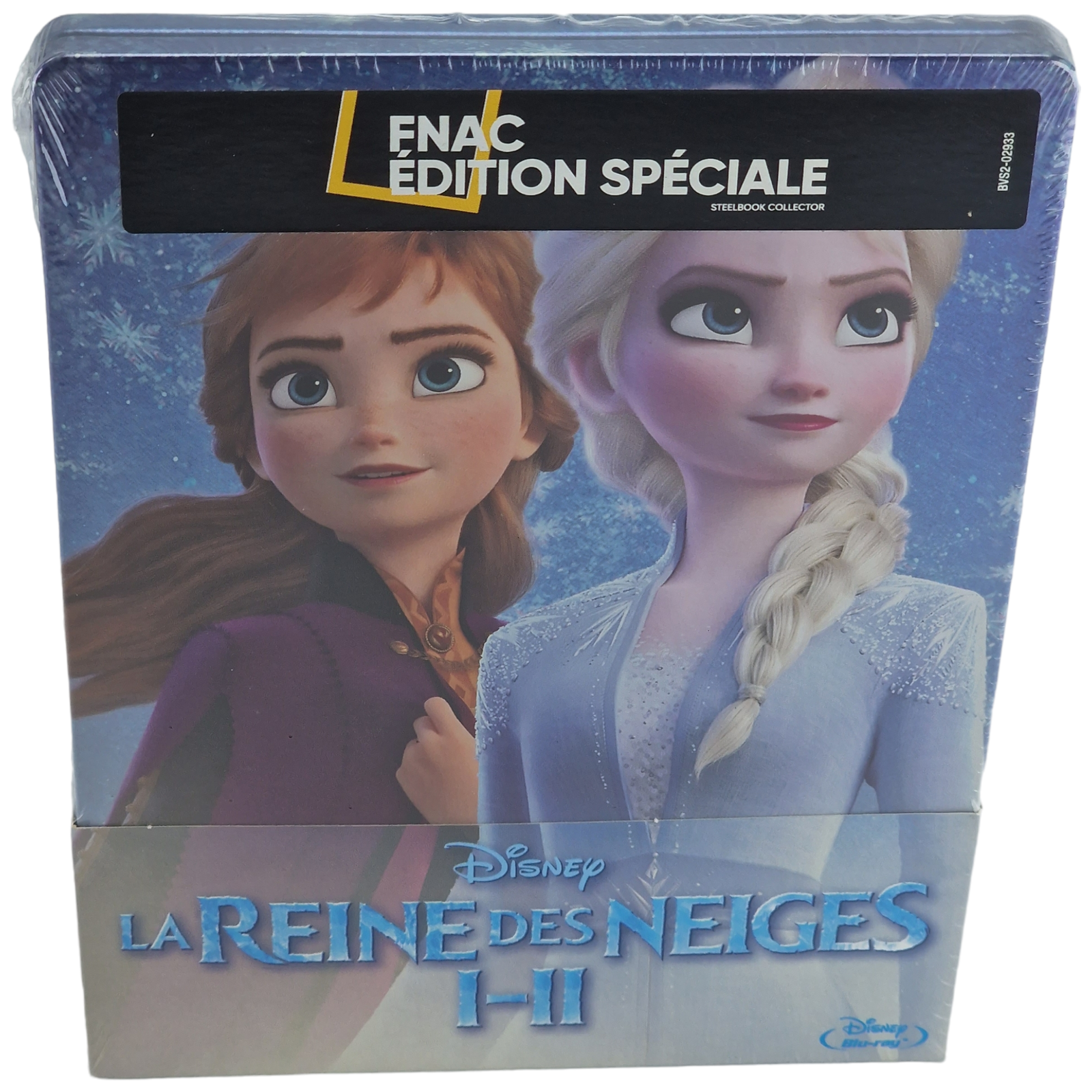 La Frozen 1+2 Blu-Ray 3D + Blu-Ray Steelbook Disney Limitata Fnac B