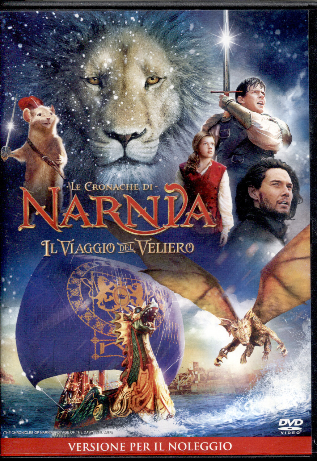 LE CRONACHE DI NARNIA... VELIERO - DVD COME NUOVO, RENTAL, SOLO ETICHETTA DISCO