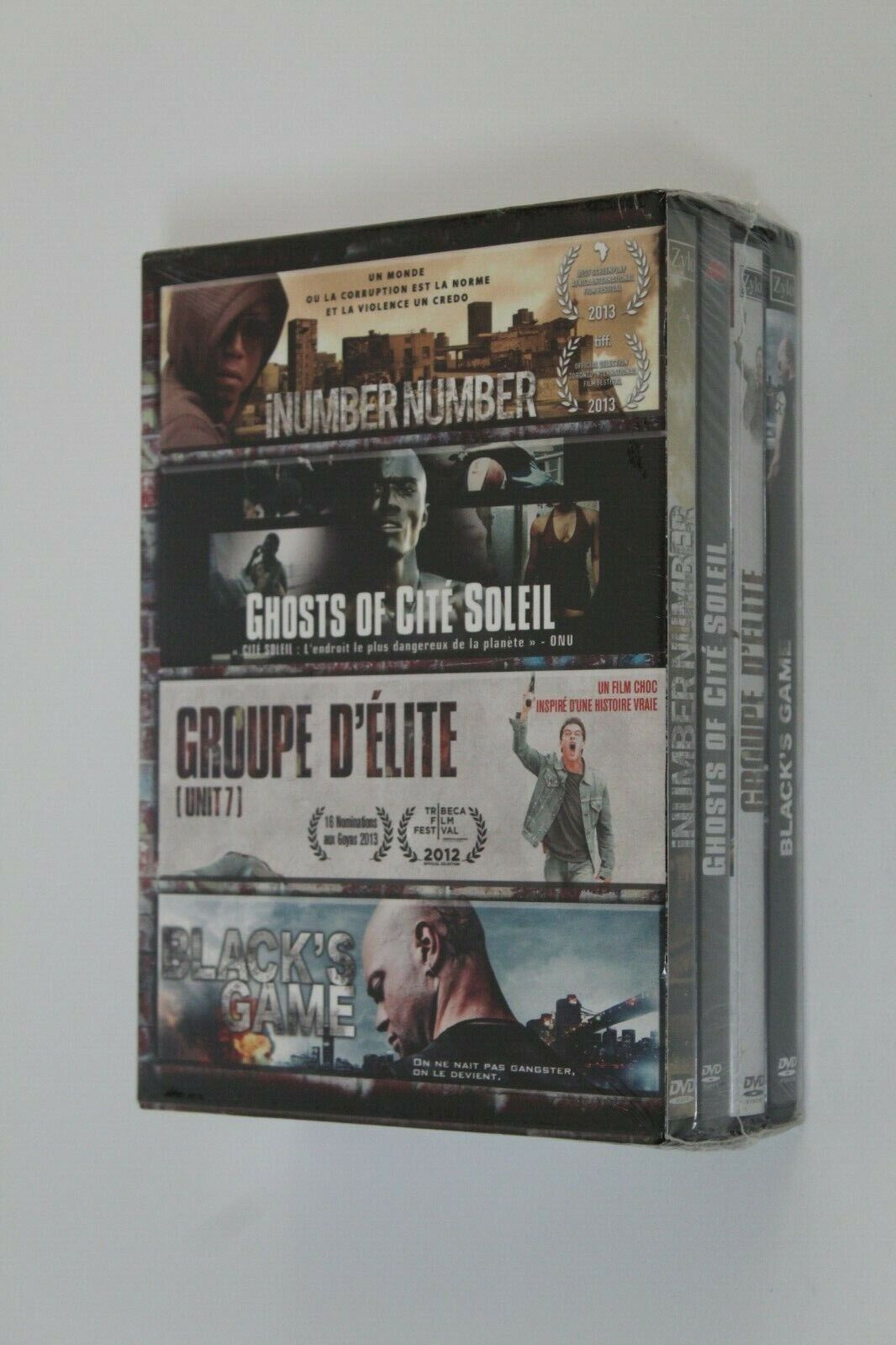 Inumber Number,Ghosts Of Cewe Soleil,Groupe D'Elite ,B Game Set 4 DVD Francese