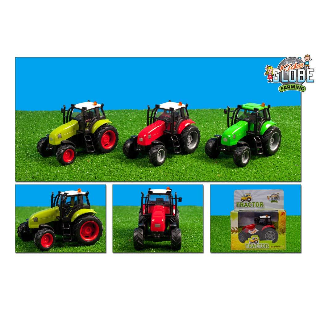 Unbekannt Kids Globe 510654 - Farm Tractor Toy with Light and Sound