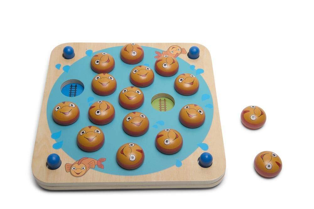 Bs Toys Mémo Poisson - Jeu De Mémoire avec 8 Variantes - Jeu De Société pour Enf