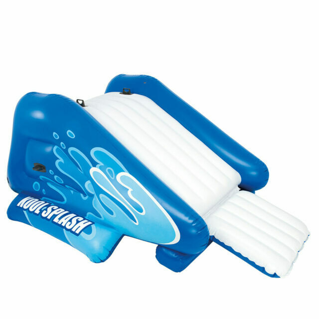 Intex 58849 Scivolo Gonfiabile - Blu/Bianco, 333 x 117 x 206cm