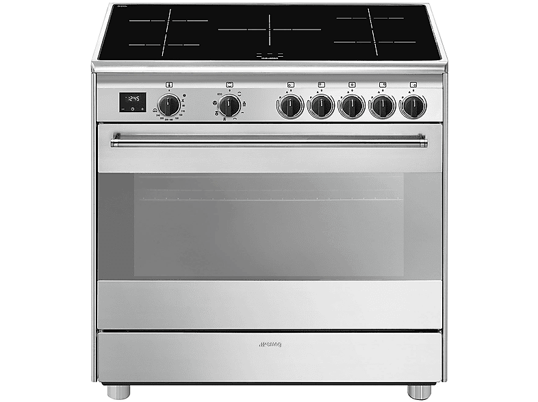Smeg Cucina Bg91Ix2, Piano Cottura Elettrico, Zone 10, Classe A