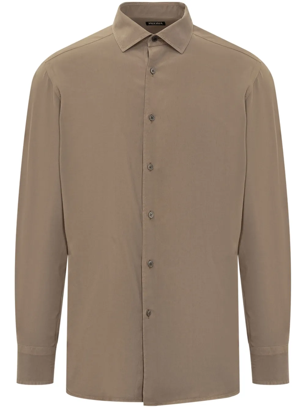 Zegna silk shirt - Marrone