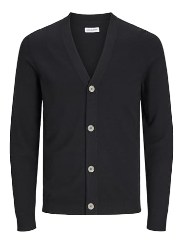 Jack & Jones Knitted Cardigan Plain Knitted Cardigan Black M Black M