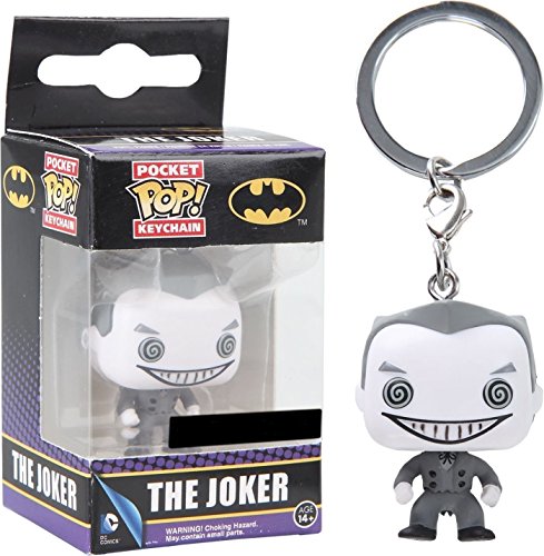 Funko - Porte Clé Dc Heroes - Joker B&W Exclu Pocket Pop 4Cm - 0849803090692