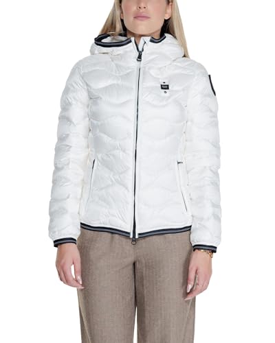 Blauer Piumino Camelia Giubbino Corto Donna Poliestere Bianco L