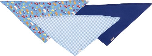 Playshoes Dreieckstuch 3Er Pack Sciarpa, Blu (Blau Original 05), Taglia Unica Unisex-Bimbi