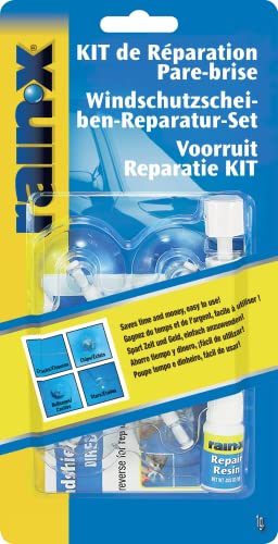 Rain-X Kit Di Riparazione Per Parabrezza Per Schegge, Crepe E Vetri