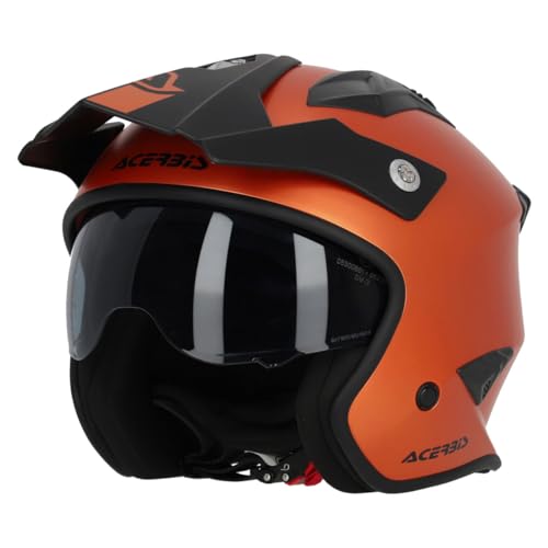 Acerbis Casco Jet Jet Aria Metallic Arancio 25.937.201.069 Taglia Xxl