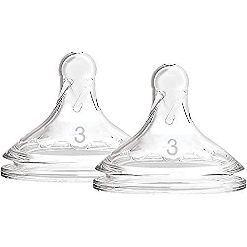 Dr. Brown'S Options +, Tettarella In Silicone Bocca Larga Livello 3, +6Mesi