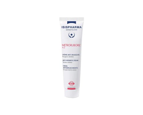Isipharma Metroruboril A.Z Crema Anti-Rossore 30 Ml - Studiata Con Il 15% Di Acido Azelaico - Riduce I Rossori, Migliora La Microcircolazione - Prodot