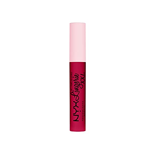 Nyx Professional Makeup Lip Lingerie Xxl, Rossetto Liquido Matte A Lunga Tenuta, Formula Vegana, Stamina