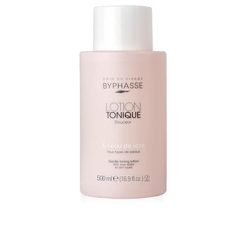 Byphasse - Lozione Tonica Dolcezza Con Acqua Di Rosa, Tutti I Tipi Di Pelle, 500 Ml