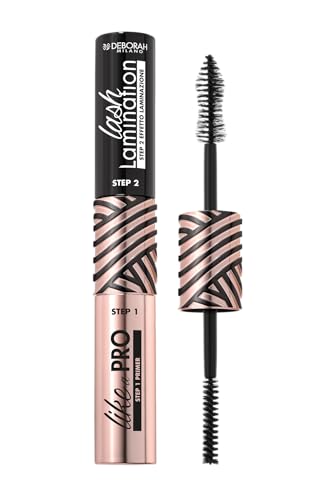 Deborah Milano - Mascara Like A Pro Lash Lamination, Effetto Laminazione Istantaneo, Volume Straordinario Ed Effetto Incurvante, 13Ml