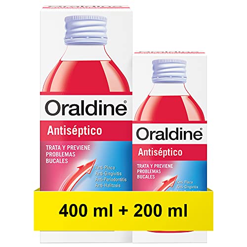 Oraldine Collutorio Antisettico, 400 Ml + 200 Ml