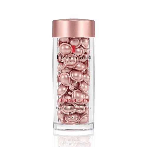 Elizabeth Arden Retinol + Hpr, Capsule Di Siero Con Ceramidi E Retinolo Ad Alta Efficacia, Riduce Le Linee Di Espressione E Le Rughe, Ottimizza La Com
