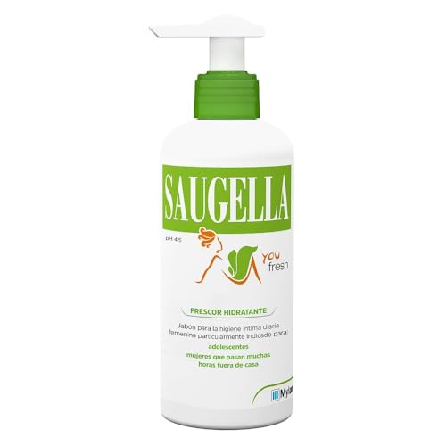 Jabón Íntimo Saugella You Fresh ? Jabón De Higiene Íntima Diaria Femenina Para Mujeres Que Buscan Una Sensación De Frescor - Ph 4,5-200 Ml