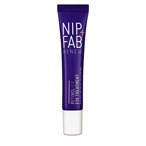 Nip+Fab Retinol Fix Crema Per Il Trattamento Degli Occhi 15 Ml | Purifica, Rassoda E Combatte Le Occhiaie | Vitamina C | Aiuta A Distendere Le Rughe |