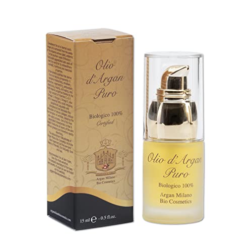 Olio Di Argan Puro 100% Biologico Certificato - Idratante Naturale Anti-Invecchiamento Per La Pelle, Viso, Corpo E Capelli Ricco Di Proprietà Nutrient