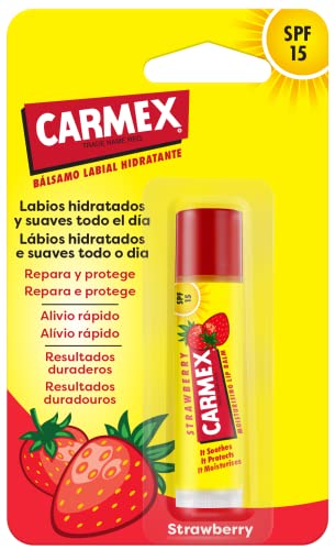 Carmex Strawberry Balsamo Labial Idrantante Spf15-15 Ml